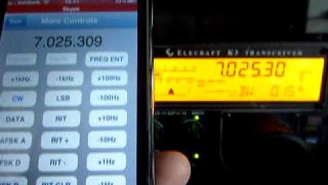 K3 remote control by iPhone