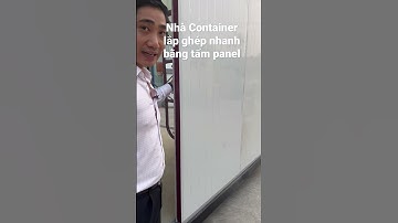 Nhà Container lắp ghép nhanh bằng tấm panel cách nhiệt #tampanel #paneleps #nhalapghep #nhacontainer