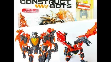 TRANSFORMERS Construct Bots - Beast Hunters Predacons Rising PREDAKING build & review video