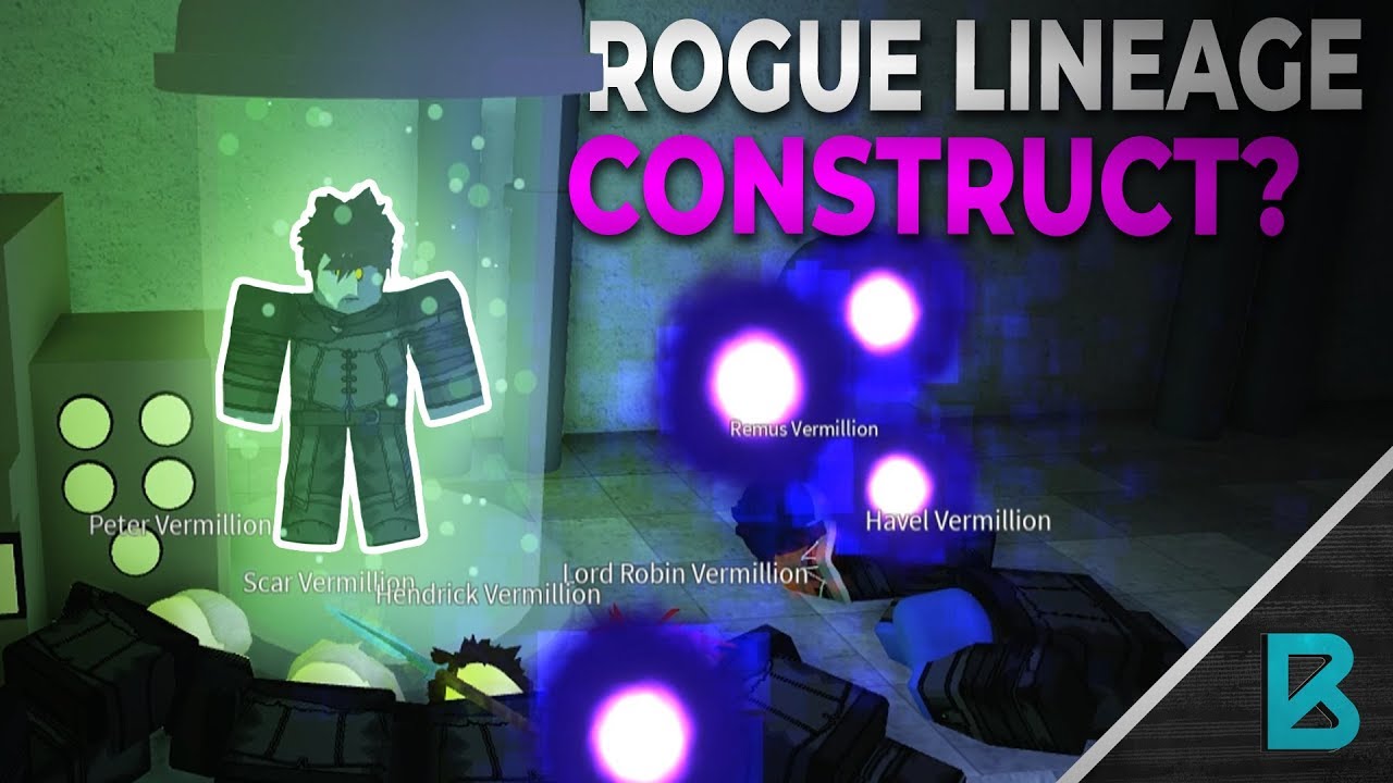 Trying To Become A Construct Rogue Lineage Roblox Youtube