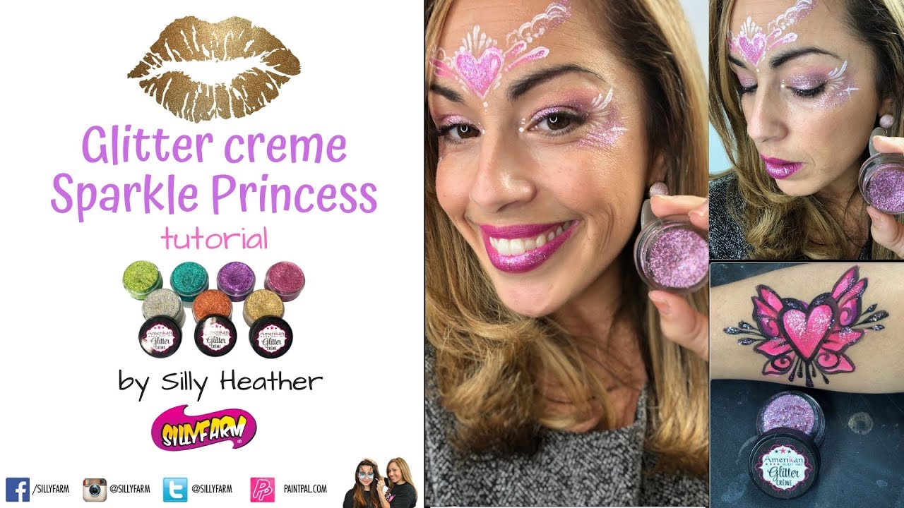 Glitter Creme Sparkle Princess and How to Use YouTube