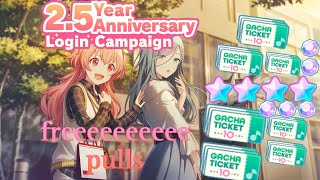 project sekai free pulls (again) except I got insanely lucky this time??? (pjsk 2.5 anniversary)