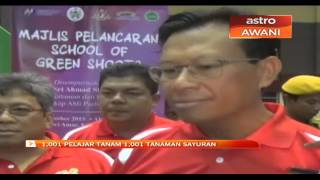 1,001 pelajar cipta rekod tanam 1,001 tanaman sayuran.