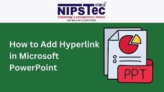 How to Add Hyperlink in Microsoft PowerPoint | #PowerPointTips #NIPSTec