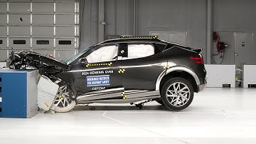 2024 Genesis GV60 updated moderate overlap IIHS crash test