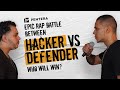 Cybersecurity rap battle hacker vs defender