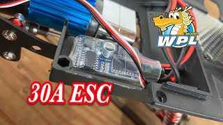 WPL C14 30A ESC Install