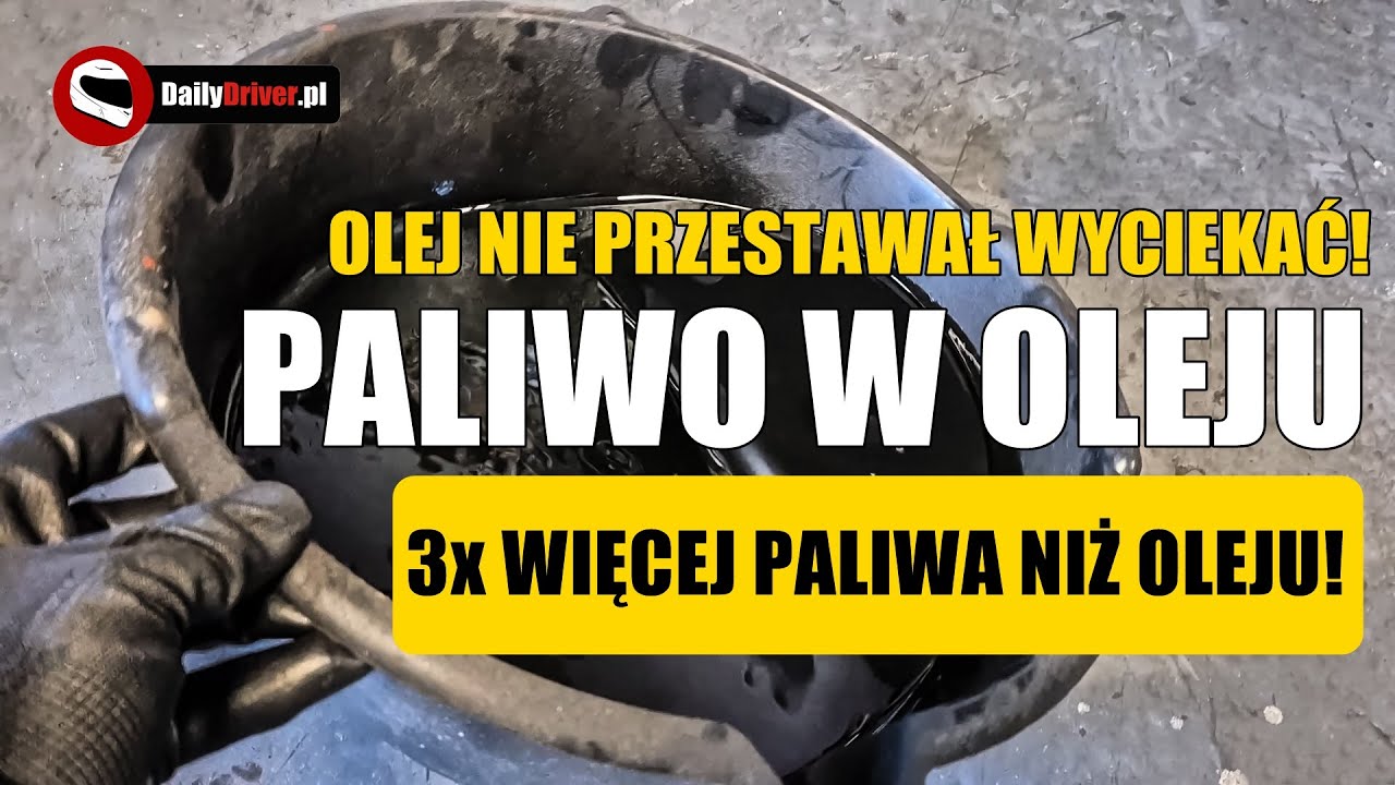 Paliwo w oleju – to chyba rekord świata! Ponad 15 litrów oleju w silniku 2.0? Przyczyna znaleziona!