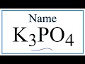 Understanding K3PO4 and Its Properties