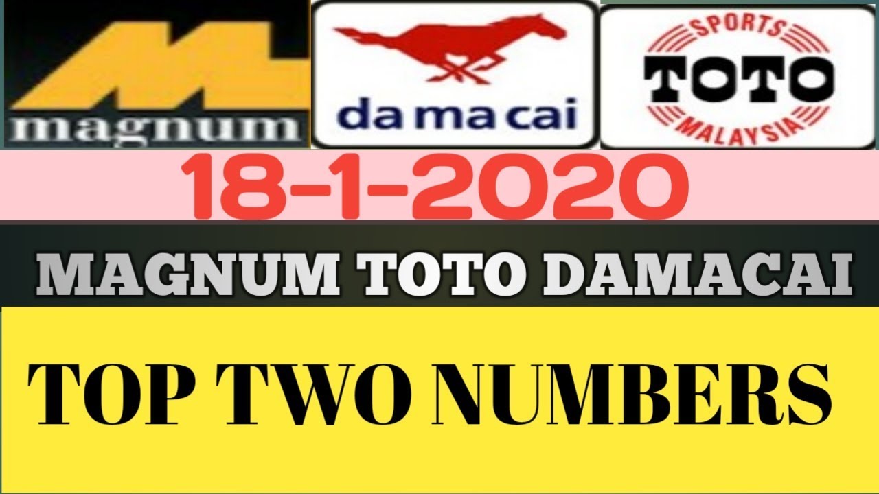 18-1-2020 MAGNUM TOTO DAMACAI 4D PREDICTION NUMBER|LUCKY ...