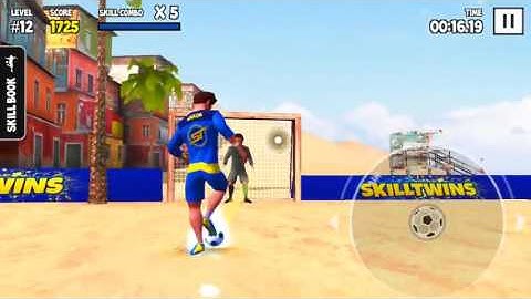Watch how I scored 2 392 points on my Level 12 Skill Run! #skilltwinsfootballgame @SkillTwins