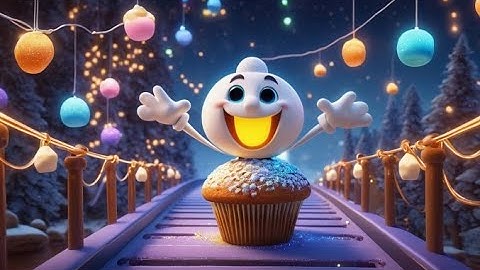 The Muffin Man Travels the Dessert Road | Kids Animated and Educational Song