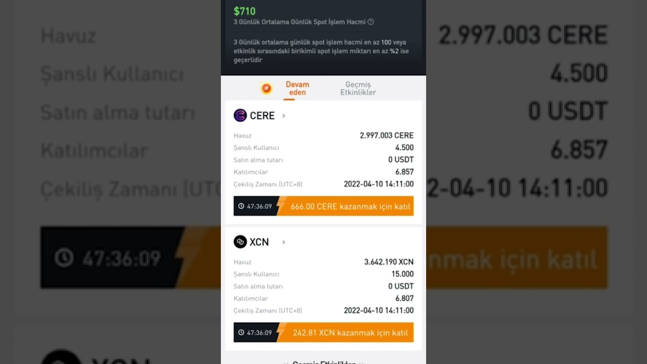 BEDAVA 45$ KAZANMA iHTİMALİ #12 | HUOBİ CANDY DROP 