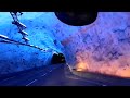 Lærdals 24 510 m ilgio Norvegijos tunelis(ilgiausias pasaulyje keliu tunelis)