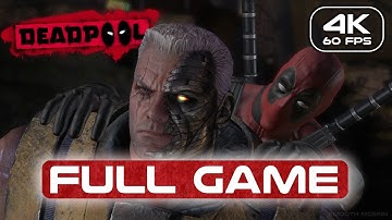 Deadpool Gameplay Walkthrough FULL GAME (4K 60FPS) No Commentary