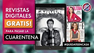 🚨 Revistas Digitales Gratis para leer en Cuarentena 🚨😷