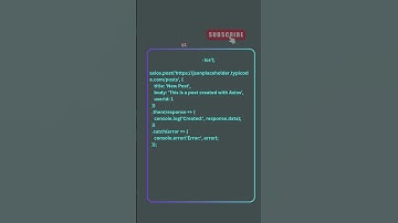 Make HTTP Requests with Axios in node js #axios #nodejs #shorts