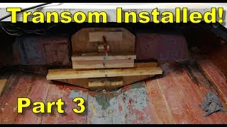 Boat Install Transom - Part 3