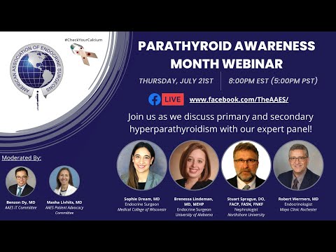 July 2022 - Parathyroid Awareness Month Webinar