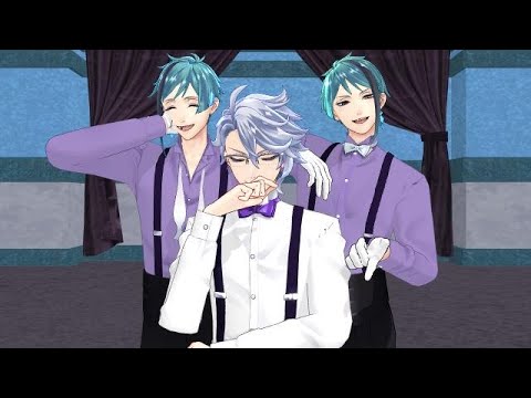 【MMDツイステ】p.h【アズール＋リーチ兄弟】