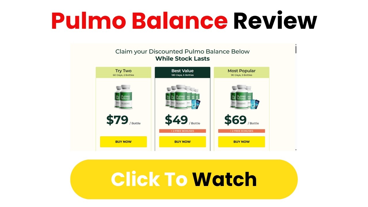 ✅ Pulmo Balance Review | Is it a Scam?