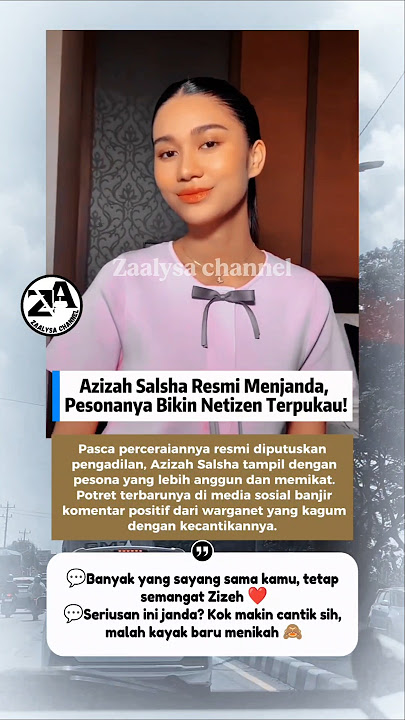 Pesona Azizah Salsha Usai Menjanda Bikin Heboh #azizahsalsha #zize #fypシ