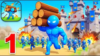 🏰 Stack Build IO Brick Castle - Build Your Own Castle & Defeat Enemies Gameplay Walkthrough screenshot 4