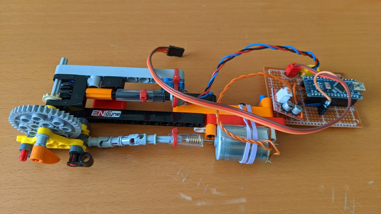 Custom Lego servo motor YouTube