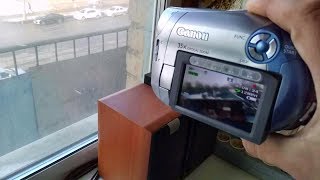 Canon DC210 DVD Camcorder Test Optical Zoom 35X Test Dolby Digital AC-3