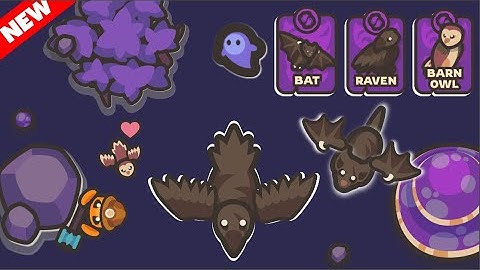 Taming.io - New Dark Forest Biome & Spectrum Pets Update - Bat, Owl & Ravens Showcase