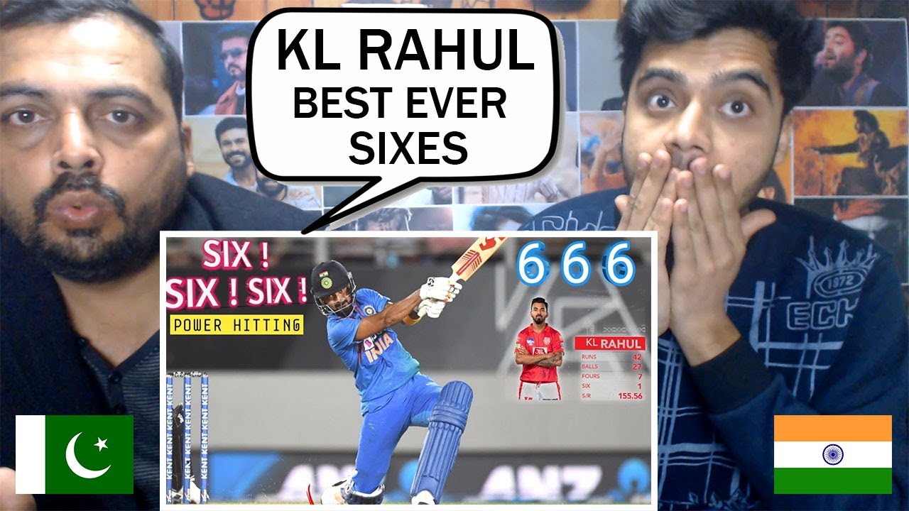 Rahul strikes Best sixes | Top sixes of kl rahul | Pakistani Reaction