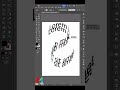 How to create 3D Glass Typography in seconds! 💎 #illustrator