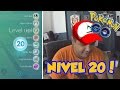 CHEGUEI NO NÍVEL 20 NO POKEMON GO!