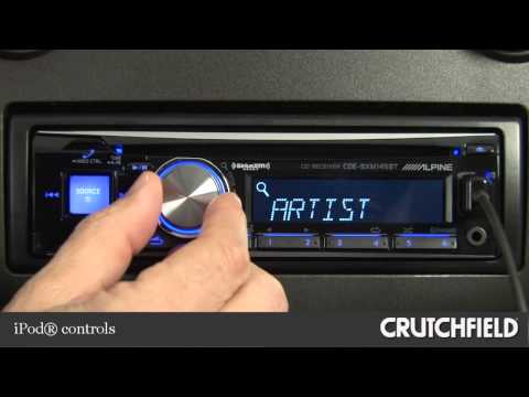 Alpine CDE SXM145BT Car CD Receiver Display And Controls Demo Crutchfield Video