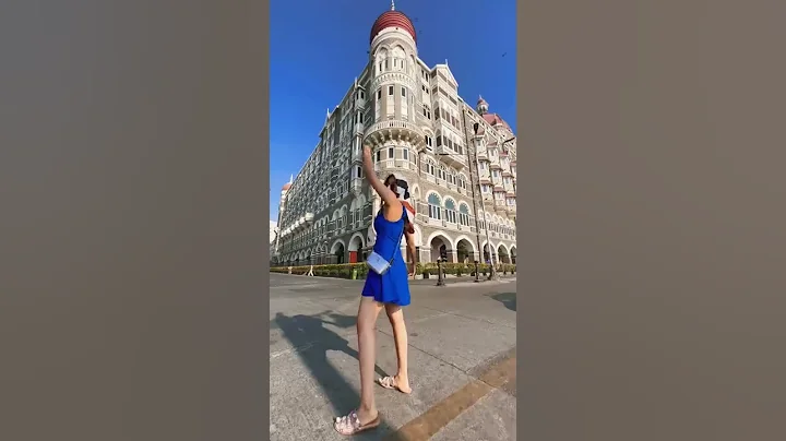 Mumbai through my eyes 🤩 @ The Taj Hotel at Gateway of India #travelVlog #minivlog #shortvlog