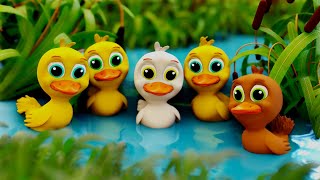Five Little Ducks 🦆| Sing Along Kids Songs