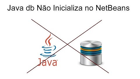 Java db não inicializa no NetBeans