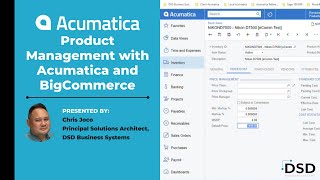 Acumatica Product Management with Big Commerce