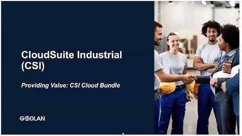 Webinar:  "Debunking" Cloud Upgrade Myths for Infor CloudSuite Industrial (SyteLine) ERP by Godlan