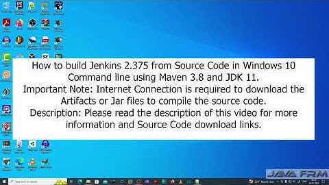 How to build Jenkins 2.375 from Source Code in Windows 10 Command line using Maven 3.8 and JDK 11