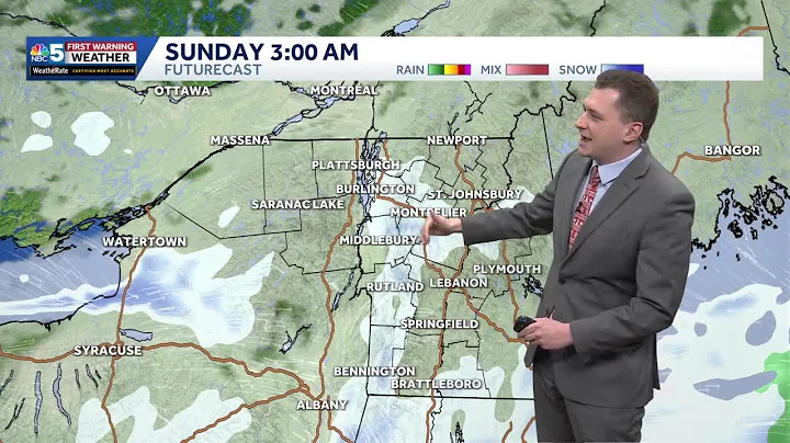 Snow showers likely Sunday, turning colder (12-13-25)