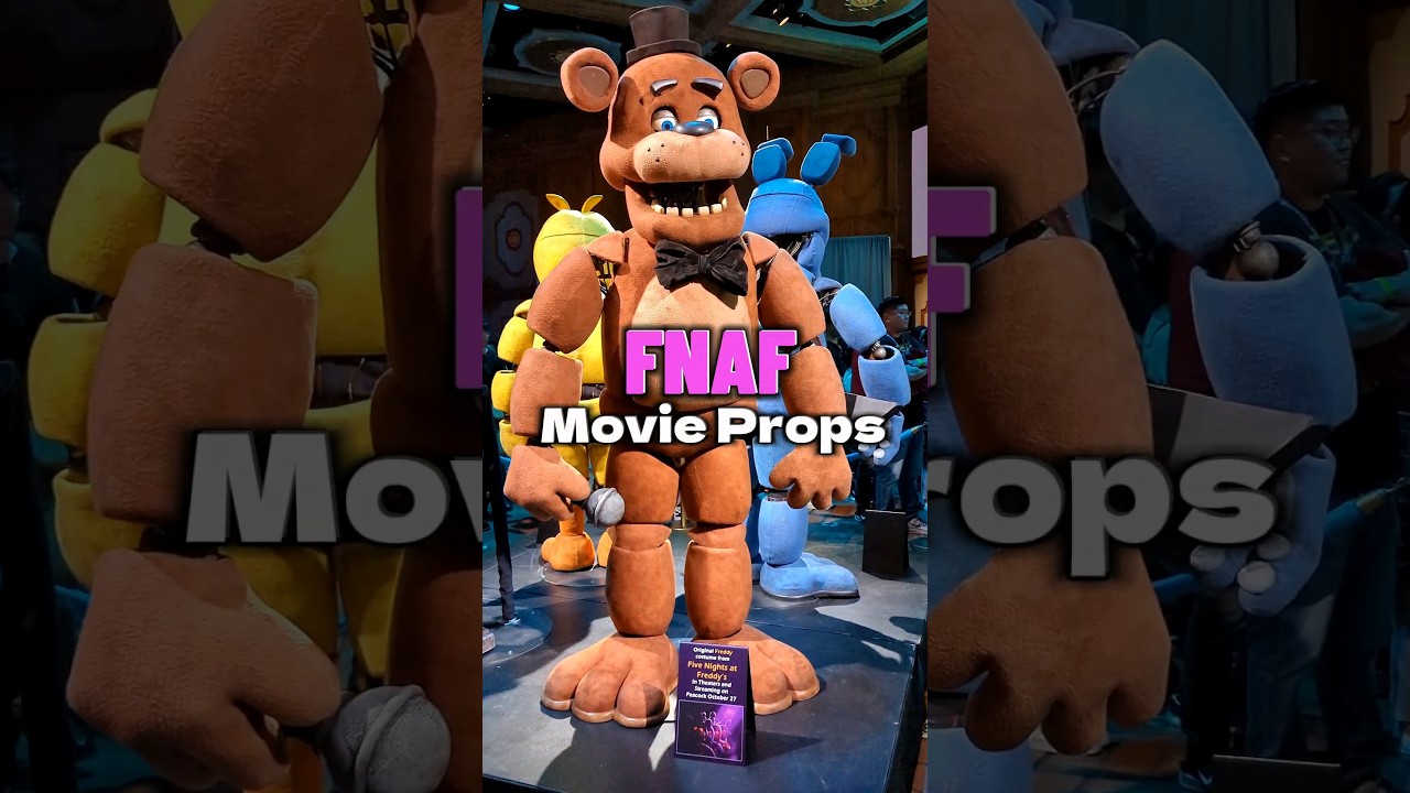 The FNAF movie props from HHN Hollywood - but where will they end up now? #fnaf #fivenightsatfreddys