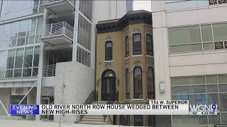 Two River North high-rises built around old Chicago row house