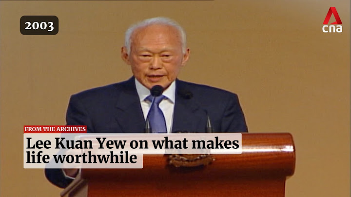 Lee Kuan Yew and what he cherished most in life | From the archives