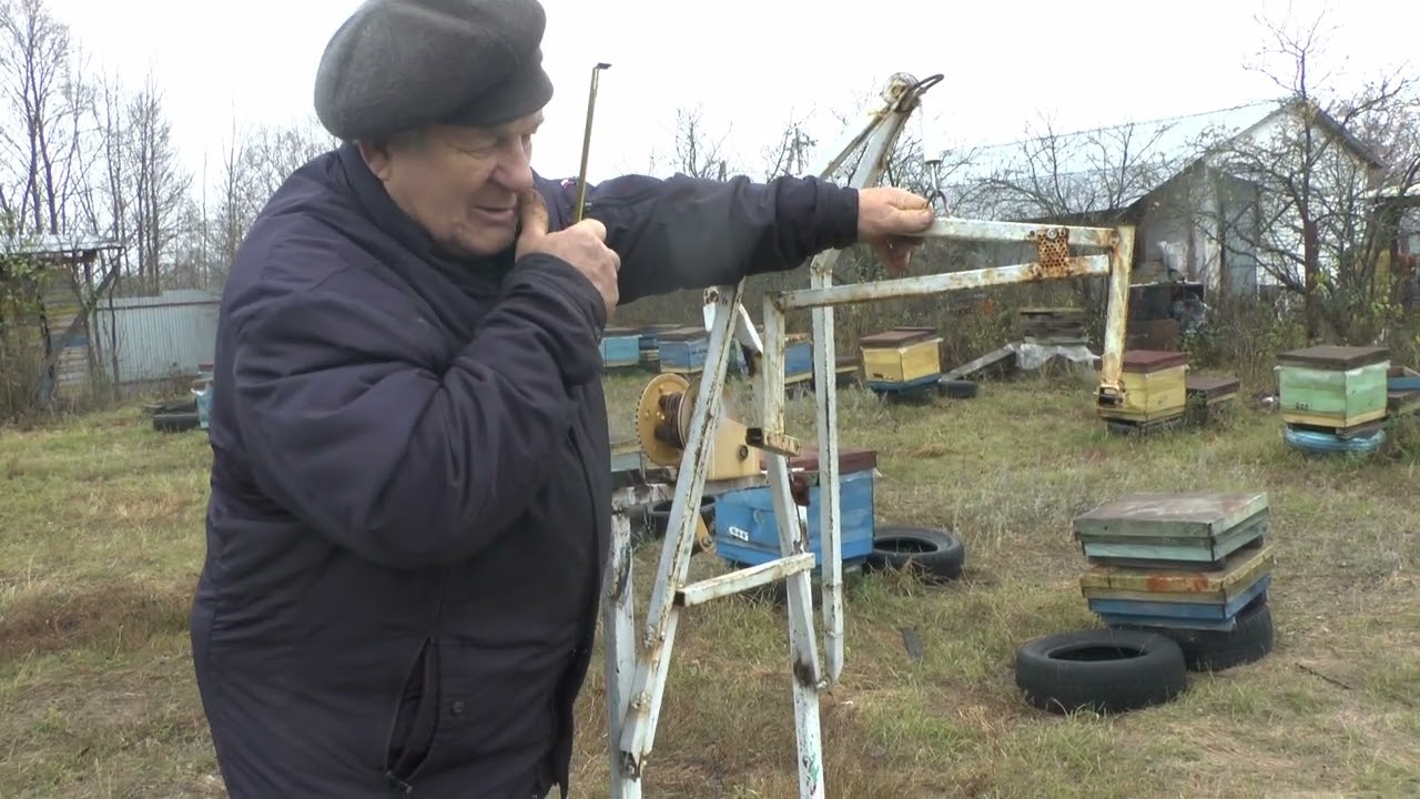 Устройство для подъема ульев. Совет от пчеловода.