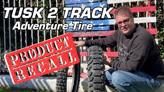 Tusk 2 Track Recall Relief and New Tusk WayPoint Tire Announcement