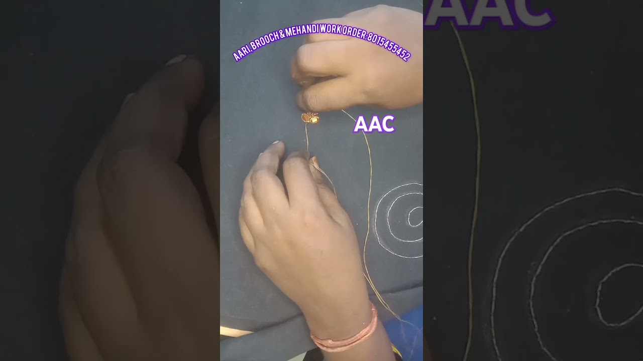 Simple brooch work design..💐order:8015455452