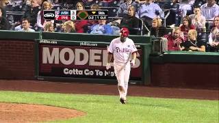 2011/09/20 Polanco hit by foul