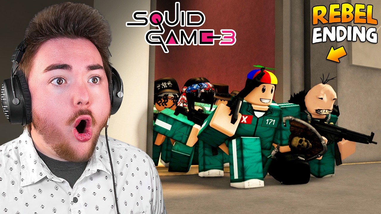 I ESCAPED ROBLOX SQUID GAMES 3...