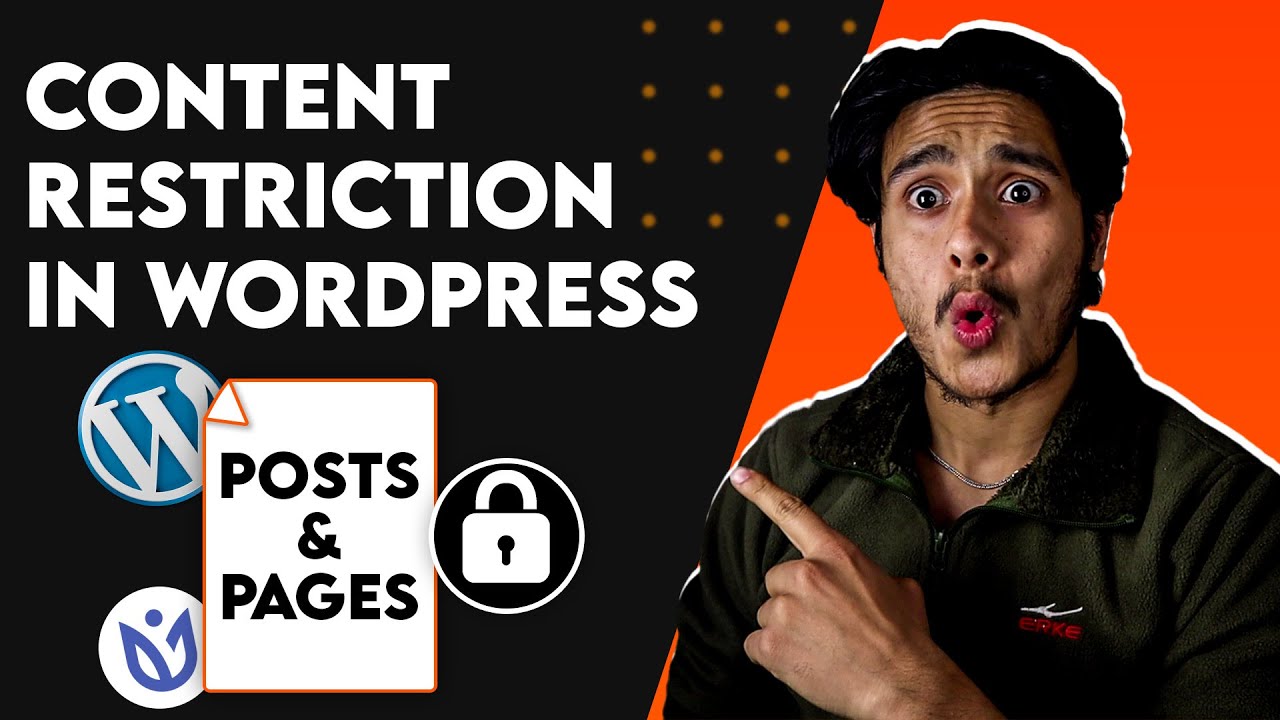 How to Restrict Posts / Pages in WordPress for Free| User Registration ...